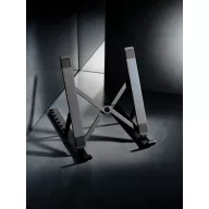   Suport universal pentru laptop si tableta, XD, 42FEB230875, 24.6x4.5x1.9 cm, Aluminiu, Poliuretan, Gri