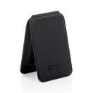 Suport magnetic pentru telefon cu portcard, 2410E24484, Swiss Peak, 6.6 x 1 x 10 cm, Poliuretan, Negru