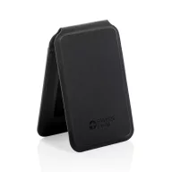  Suport magnetic pentru telefon cu portcard, 2410E24484, Swiss Peak, 6.6 x 1 x 10 cm, Poliuretan, Negru