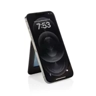   Suport magnetic pentru telefon cu portcard, 2410E24484, Swiss Peak, 6.6 x 1 x 10 cm, Poliuretan, Negru