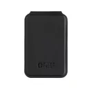 Suport magnetic pentru telefon cu portcard, 2410E24484, Swiss Peak, 6.6 x 1 x 10 cm, Poliuretan, Negru