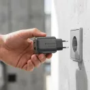 Adaptor Urban Vitamin, 2610E18093, 100 W, USB-A, USB-C, 8.6x3.5x3.5 cm, Policarbonat, Negru