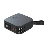   Incarcator wireless 15 W, 2401E16443, Urban Vitamin, 8.6x8.6x3.5 cm, ABS, EVA, Negru