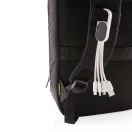Cablu 4-in-1 cu clip carabina, 18x3x1 cm, Everestus, 20SEP0157, ABS, Plastic, Alb