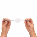 Cablu de incarcare 3-in-1 retractabil, Everestus, RE, abs, tpu, alb