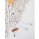 Cablu 6-in-1, Everestus, 18SEP2520, 120x3x2 cm, TPE, Bambus, Alb