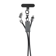   Cablu de incarcare, 2502E14507, XD, 70 x 2.1 cm, PET, Aluminiu, Gri