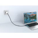 Cablu de incarcare, XD, 2610E17623, 60 W, 120x9x3 cm, Plastic, rPET, Negru