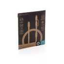 Cablu de incarcare, XD, 2610E17623, 60 W, 120x9x3 cm, Plastic, rPET, Negru