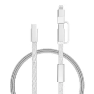   Cablu de incarcare, XD, 2610E17625, 60 W, 120x9x3 cm, Plastic, rPET, Gri