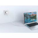 Cablu de incarcare, XD, 2610E17625, 60 W, 120x9x3 cm, Plastic, rPET, Gri