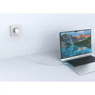   Cablu de incarcare, XD, 2610E17625, 60 W, 120x9x3 cm, Plastic, rPET, Gri