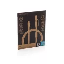 Cablu de incarcare, XD, 2610E17626, 60 W, 120x9x3 cm, Plastic, rPET, Portocaliu