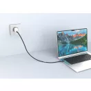 Cablu de incarcare, XD, 2610E17624, 60 W, 120x9x3 cm, Plastic, rPET, Albastru
