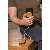   Incarcator wireless magnetic 10W, 21MAR2206, 0.8xØ 6.3 cm, Everestus, Bambus, Natur
