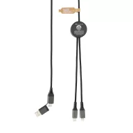   Cablu de incarcare 4-in-1, 2502E14506, XD, 300 x 3.4 x 1 cm, Aluminiu, Gri