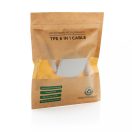 Cablu 6-in-1, Everestus, 18SEP2524, 5x5x2 cm, ABS, Alb