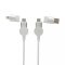 Cablu de incarcare 6-in-1 45W, Urban Vitamin, 42FEB230376, 120xØ0.4 cm, Poliester, TPE, Alb