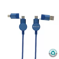  Cablu de incarcare 6-in-1 45W, Urban Vitamin, 42FEB230375, 120xØ0.4 cm, Poliester, TPE, Albastru