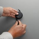 Cablu retractabil 2-in-1, XD, 2601E14746, 1.5xØ6 cm, ABS, Termoplastic, Negru