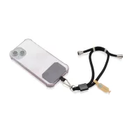   Lanyard pentru telefon, 2509E17031, Everestus, 27x0.6x0.6 cm, Poliester, Zinc, Negru