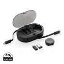 Set cabluri de incarcare, Everestus, 2601E14730, 9.8x6.5x2.4 cm, ABS, Termoplastic, Negru