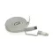 Cablu de incarcare, XD, 2610E17629, 60 W, 100x0.7 cm, Plastic, rPET, Gri