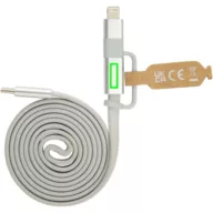   Cablu de incarcare, XD, 2610E17629, 60 W, 100x0.7 cm, Plastic, rPET, Gri