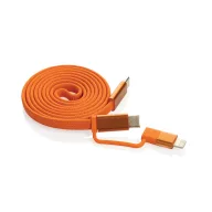   Cablu de incarcare, XD, 2610E17630, 60 W, 100x0.7 cm, Plastic, rPET, Portocaliu