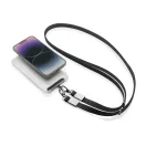 Suport purtabil pentru telefon, XD, 2610E18785, 60x1.7x0.6 cm, rPET, Zinc, Negru