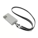 Suport purtabil pentru telefon, XD, 2610E18785, 60x1.7x0.6 cm, rPET, Zinc, Negru