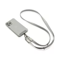   Suport purtabil pentru telefon, XD, 2610E18786, 60x1.7x0.6 cm, rPET, Zinc, Gri