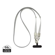   Suport purtabil pentru telefon, XD, 2610E18786, 60x1.7x0.6 cm, rPET, Zinc, Gri