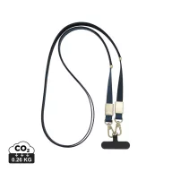   Suport purtabil pentru telefon, XD, 2610E18787, 60x1.7x0.6 cm, rPET, Zinc, Albastru Navy