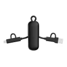 Cablu de incarcare, Urban Vitamin, 2610E17671, 100 W, 15.5x4.6x1.5 cm, ABS, Plastic, Negru