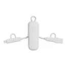 Cablu de incarcare, Urban Vitamin, 2610E17673, 100 W, 15.5x4.6x1.5 cm, ABS, Plastic, Alb