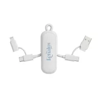  Cablu de incarcare, Urban Vitamin, 2610E17673, 100 W, 15.5x4.6x1.5 cm, ABS, Plastic, Alb