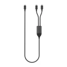 Cablu de incarcare, XD, 2610E17670, 100 W, 120x1 cm, Plastic, Aluminiu, Negru