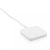 5W Square Wireless Charger, white ABS white