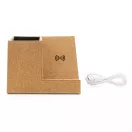 Incarcator wireless 5W cu suport de pix, 21MAR2213, 15.9x10.6x10.6 cm, Everestus, Pluta, ABS, Maro