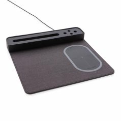   Air mousepad with 5W wireless charging and USB, black Polyester black