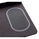 Air mousepad with 5W wireless charging and USB, black Polyester black
