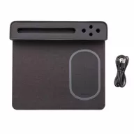   Air mousepad with 5W wireless charging and USB, black Polyester black