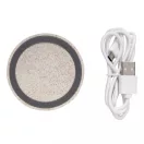 Incarcator wireless 5W, 21MAR2227, 1xØ 7 cm, Everestus, ABS, Maro