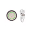 Incarcator wireless 5W, 21MAR2227, 1xØ 7 cm, Everestus, ABS, Maro