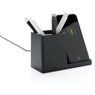   Incarcator wireless 10W FSC si RCS, XD, 42FEB231652, 15x7.2x11.2 cm, ABS, Bambus, Negru