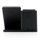 Incarcator wireless 10W FSC si RCS, XD, 42FEB231652, 15x7.2x11.2 cm, ABS, Bambus, Negru