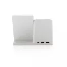 Incarcator wireless 10W FSC si RCS, XD, 42FEB231653, 15x7.2x11.2 cm, ABS, Bambus, Alb