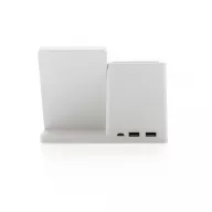   Incarcator wireless 10W FSC si RCS, XD, 42FEB231653, 15x7.2x11.2 cm, ABS, Bambus, Alb