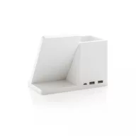   Incarcator wireless 10W FSC si RCS, XD, 42FEB231653, 15x7.2x11.2 cm, ABS, Bambus, Alb